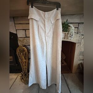 Cider Cream Wide-Leg Women's Pants
